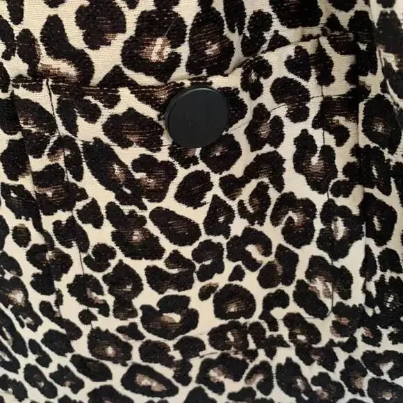 Chicos Modern Jacquard Animal Print Jacket Size Medium Cropped Sleeves BNWT - Picture 9 of 13